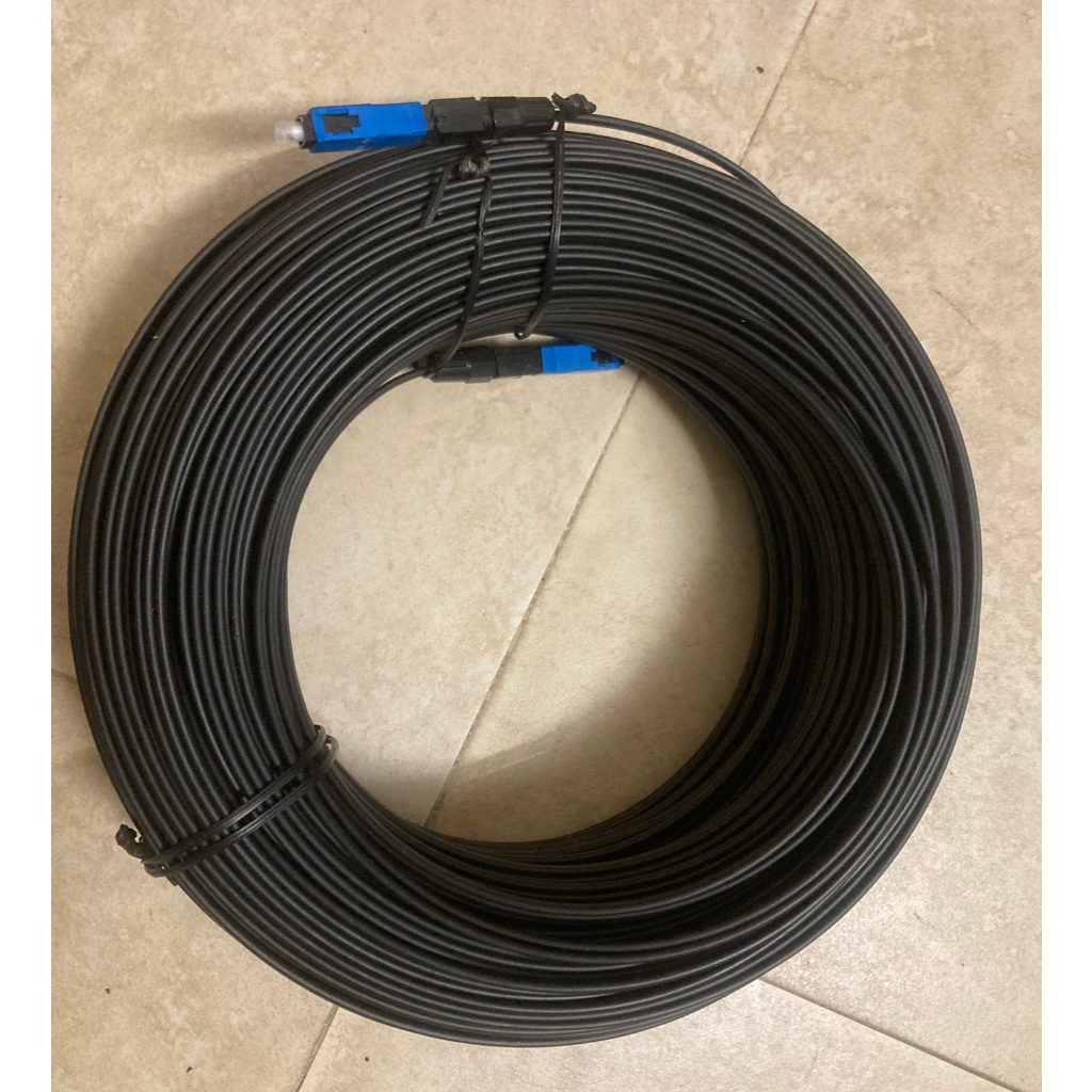 Cáp quang bấm sẵn 2 đầu kết nối nhanh 100m/cuộn