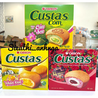  Bánh Trứng Custas Orion Hộp 282g 279g  Nhiều Vị  