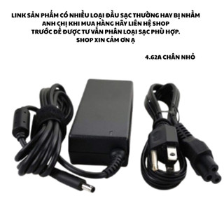 Sạc Laptop Dell Chân To, Chân Nhỏ 19.5V - 3.34A/4.62A 65Wh/90Wh - BH 12 THÁNG - LỖI ĐỔI MỚI