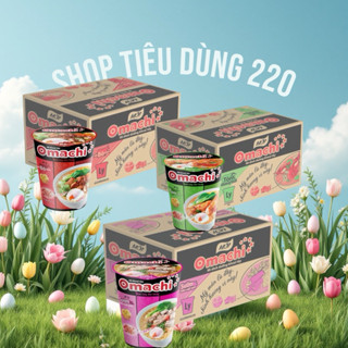  Mì Omachi Ly Tôm Sườn Bò Thùng 24 Ly X 70G 