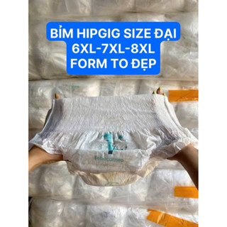 50 miếng bỉm quần  Hipgig size đại 5XL,6XL 7XL,8XL từ 18kg đến 40kg th