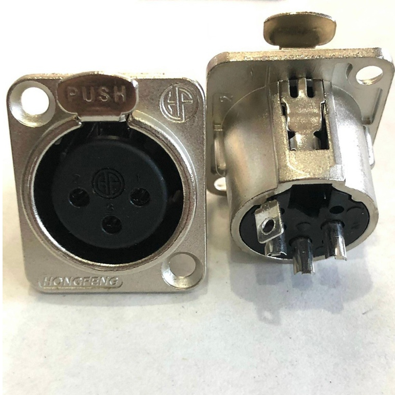 Đầu Giắc canon âm máy, âm tường | XLR female Plug
