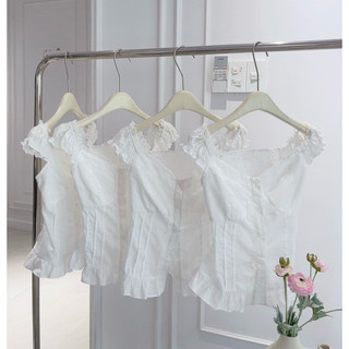 Áo Croptop Bèo Tay [ Hình Thật Bao Đẹp]
