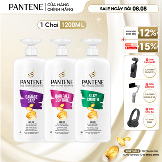 Dầu Gội PANTENE Pro-V Ngăn Rụng Tóc/ Phục Hồi Hư Tổn/ Suôn Mượt Óng Ả - Chai 1200ML