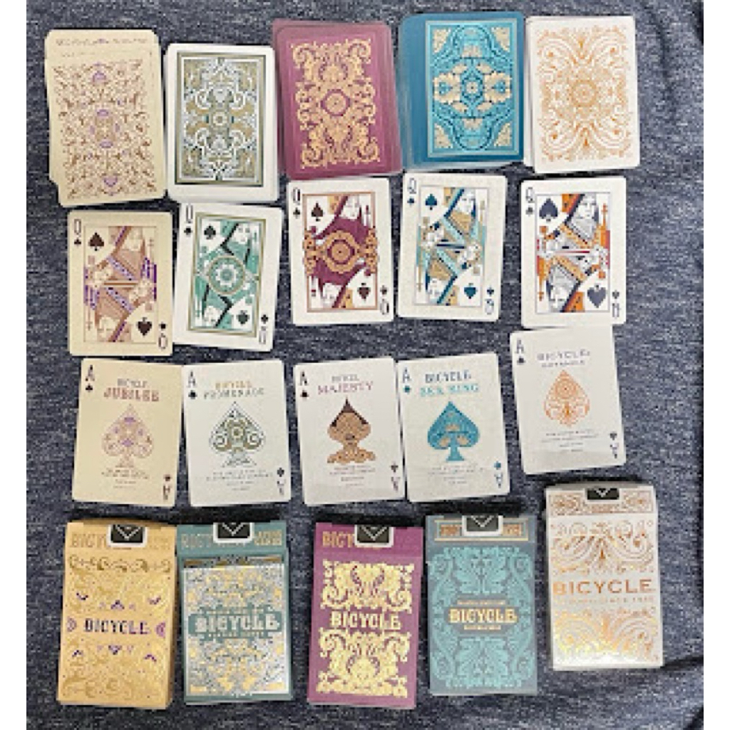 Bicycle sea king, promenade playing cards