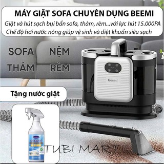    TẶNG NƯỚC GIẶT   Máy giặt sofa cầm tay giặt nóng diệt khuẩn máy giặt hút bụi vệ sinh ghế ôtô vải nệm thảm rèm 