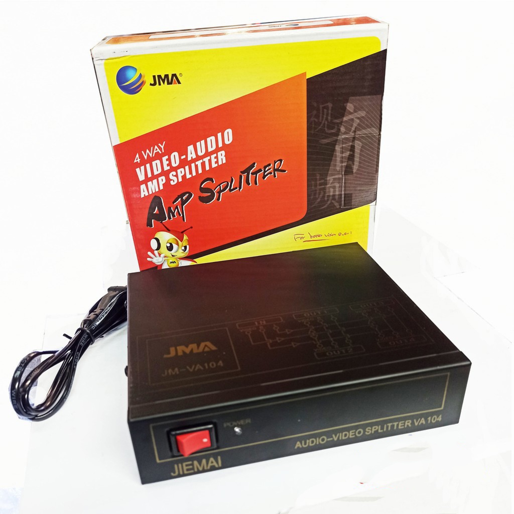 Bộ chia AV( RCA) 1-4 1-8 JMA | RCA Switch 1 to 4, 1 to 8