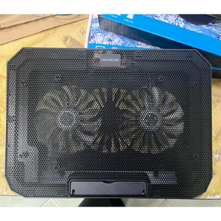 Đế Tản Nhiệt LAPTOP Cooling Pad N99- 2quạt to, đèn LED sáng | đầu cắm USB.