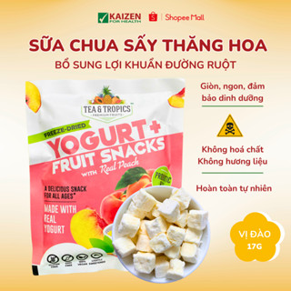 Sữa chua sấy thăng hoa vị đào - Bổ sung lợi khuẩn tốt cho tiêu hoá - Hàng xuất khẩu Mỹ, Châu Âu