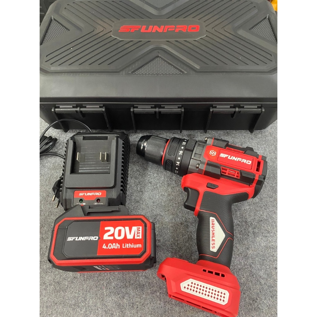 Máy khoan pin 3 chức năng 20V Sfunpro S20DCD13A (chưa kèm pin sạc)