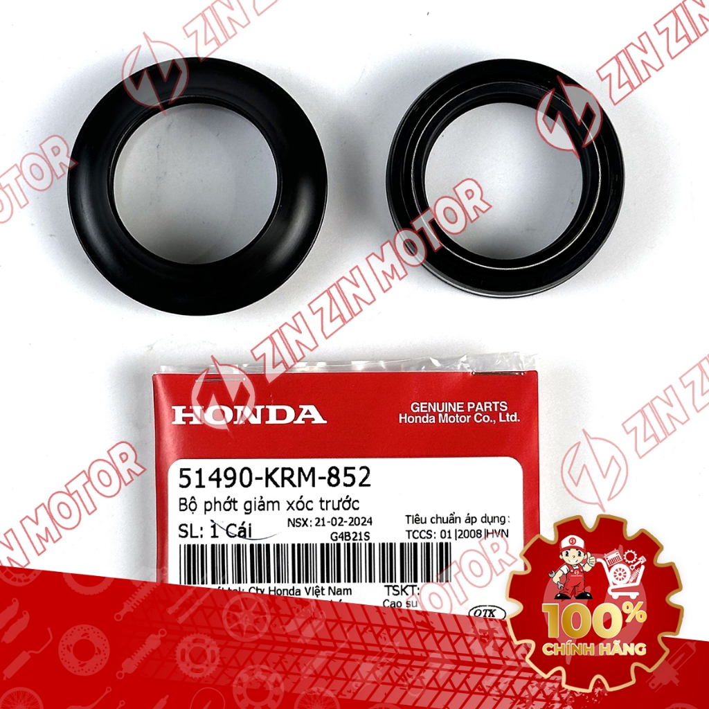 Bộ Phốt Phuộc Trước Lead 4Val 125 2022 - 2025, 2Val 2013 - 2021 51490-KRM-852 Chính Hãng - ZZM