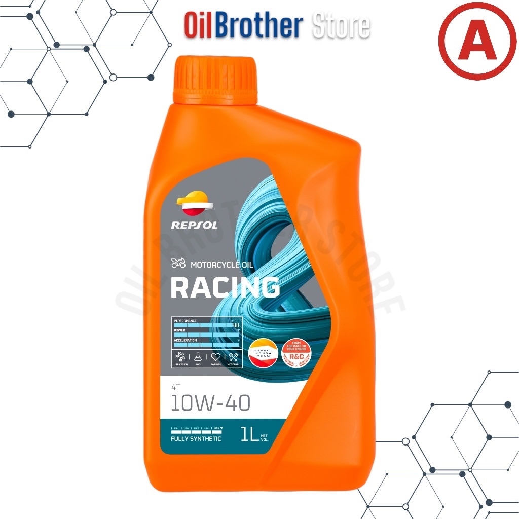 Nhớt REPSOL RACING 4T 10W40 ( New 2020)