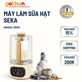 Máy Làm Sữa Hạt Đa Năng SEKA E500 Công Suất 800W Đa Chức Năng Xay, Chông Ồn Hiệu Quả BH 12 Tháng.