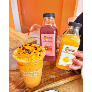  50  100 Chai nhựa vuông vác vc330 330ml cổ rộng fi38 chuyên đựng nước ép  trà sữa 