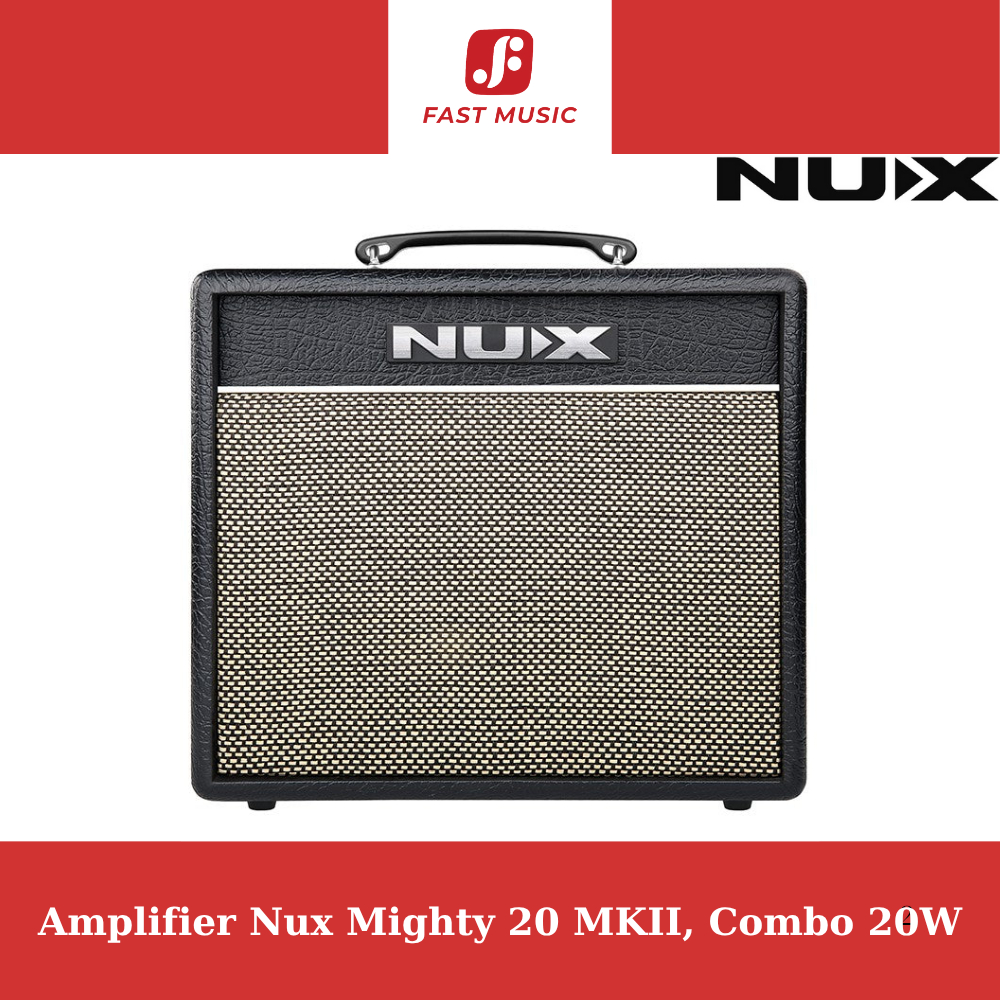 [Chính Hãng] Amply Guitar Điện Nux Mighty 20BT MKII - Loa Ampli Di động Amplifier 20 BT MK2