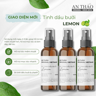 [X3ALE120] Combo 3 Chai Xịt Tinh Dầu Vỏ Bưởi Da Xanh & Tinh Dầu Chanh Tươi An Thảo Haircare 120ml