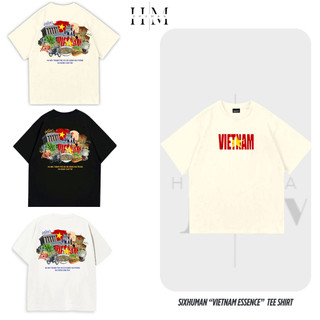  Áo Thun Yêu Nước - In Hình Bản Sắc Văn Hoá Dân Tộc Việt Nam - Vải Cotton Mềm Mịn Thoáng Mát nhà SIXHUMAN - HMT022 