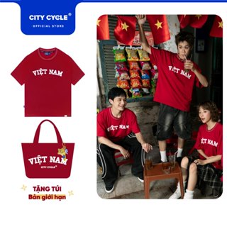 [TẶNG TÚI TOTE] Áo Thun Việt Nam Local Brand T-Shirt Boxy Form Rộng City Cycle
