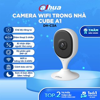Camera Wifi Dahua Cube A1 3MP/5MP, Camera Mini CCTV, Đàm thoại hai chiều, Đế từ tính [C3A/C5A]