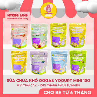   Túi Nhỏ 10g   DATE T10.2026  Sữa Chua Khô Sấy Lạnh OGGAS YOGURT – 8 Vị Ngon Dinh Dưỡng Cho Bé Từ 6 Tháng+ 