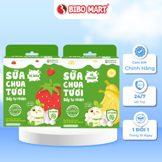  Sữa chua Tươi Sấy Anpaso Vị Dâu Chuối Cho Bé Tập Nhai Ăn Dặm Từ 8 Tháng - Bibo Mart 