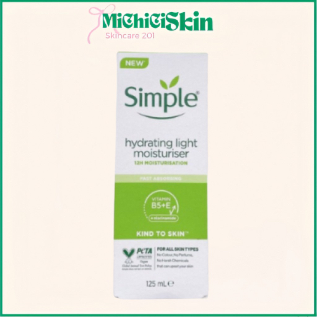 [MICHICI Skin] Kem Dưỡng Ẩm Simple Kind To Skin Hydrating Light Moisturiser 125ml
