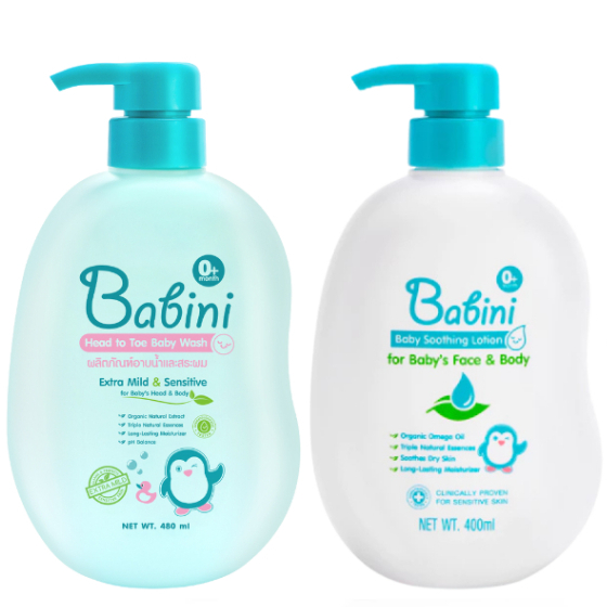 Sữa tắm gội cho bé Babini Head to Toe Wash