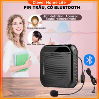 ⚡COD⚡Loa Khuếch Đại Loại Nhỏ Máy Trợ Giảng Không Dây Smart Chuyên Nghiệp Cáp USB Thẻ TF Có Micro Kèm Cho Giáo Viên