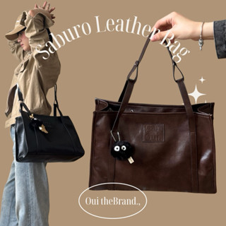    Tặng Charm Random   Saburo さぶろう Leather Tote Bag - Túi Tote Premium SABURO   Ouithebrand   
