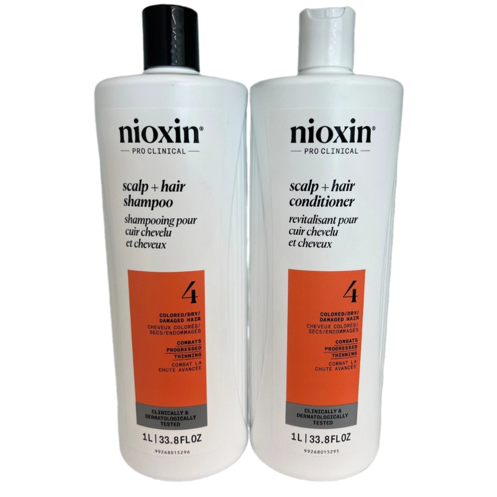 Dầu gội xả chống rụng tóc Nioxin System 4 1000mlx2 ( New 2025 )