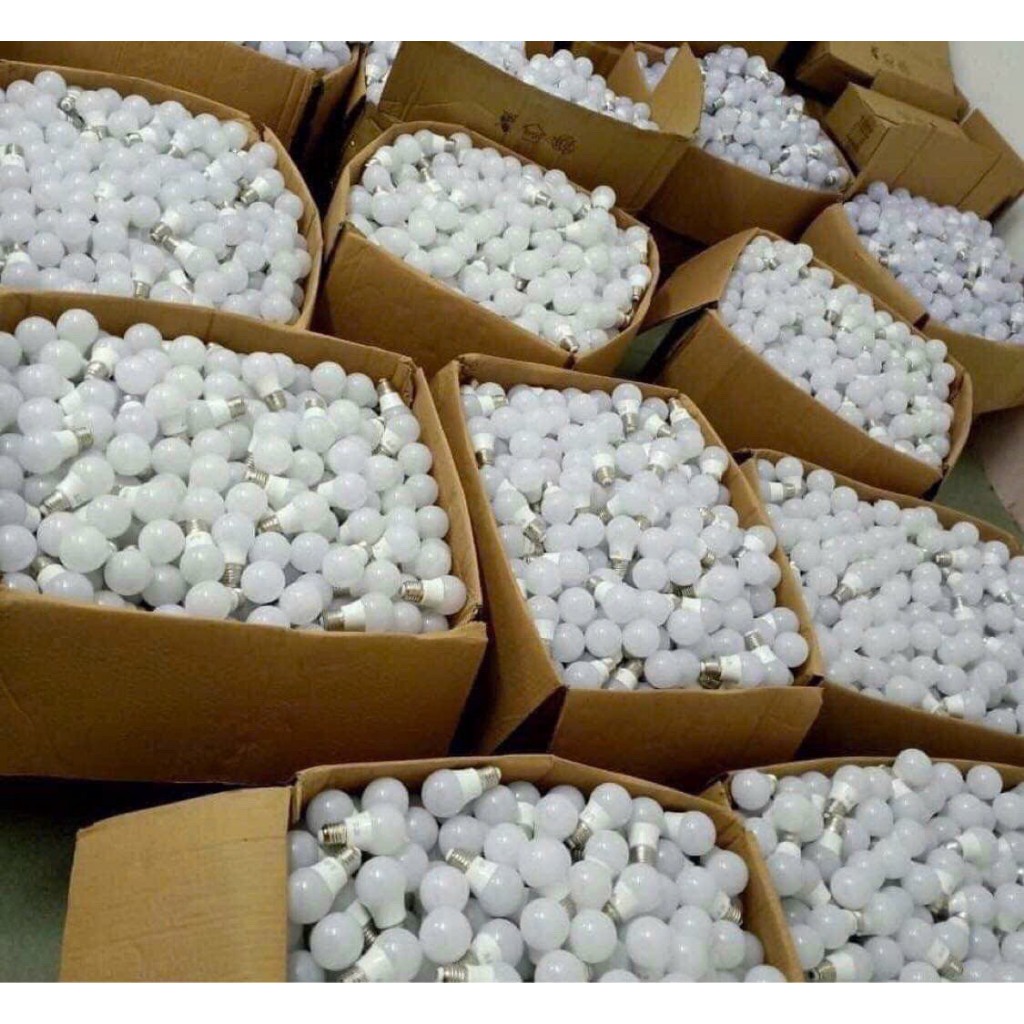 Combo 10 cái Bóng Led Tròn 3w đui e27 ánh sáng trắng , vàng
