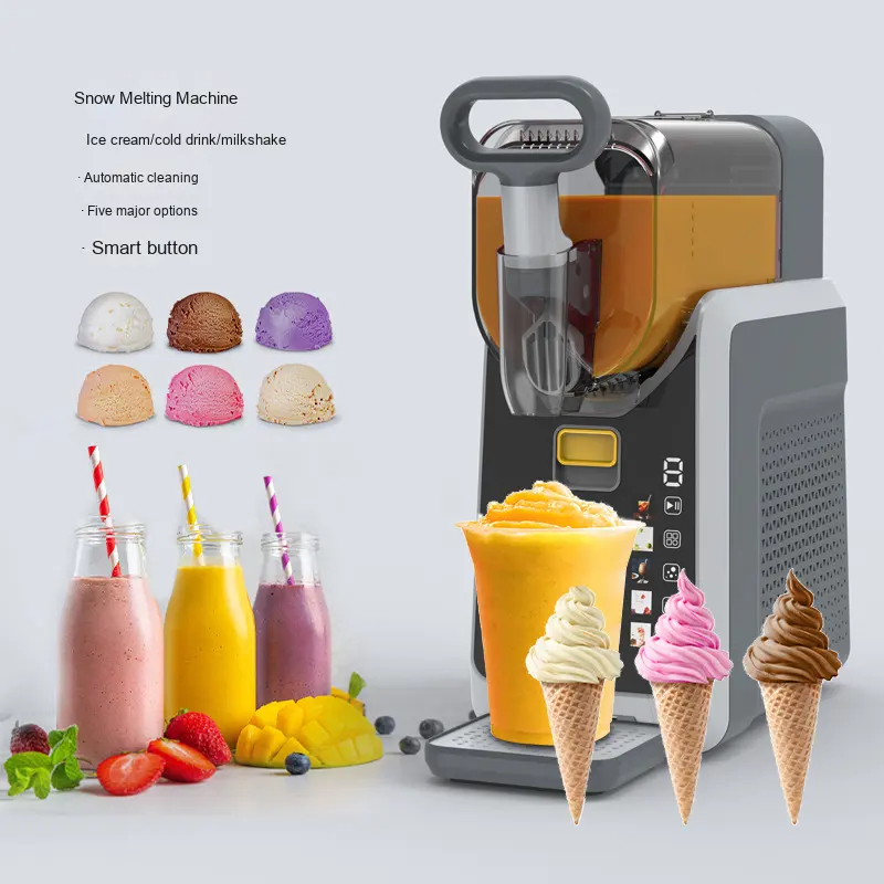 Máy Làm Kem - Sinh tố - Đá tuyết Gia đình Loại nhỏ Tự động Vệ sinh