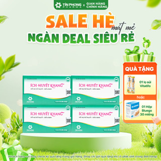 Viên Uống TPBVSK ÍCH HUYẾT KHANG Hỗ Trợ Điều Hòa Kinh Nguyệt, Hỗ Trợ Giảm Đau Bụng Kinh