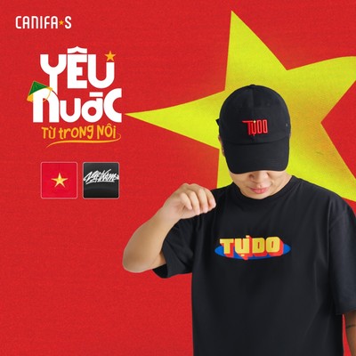 Mũ người lớn nam nữ CANIFA S Độc Lập - Việt Nam - Sao Vàng Yêu Nước Quốc Khánh 2/9 CB 5AA25S003