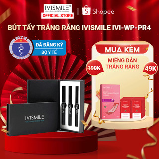  Bộ 3 gel bút tẩy trắng răng Ivismile IVI-WP-PR4 - Màu đen 