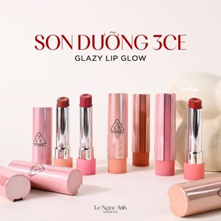   Chính hãng  Son Dưỡng Có Màu 3CE Glazy Lip Glow 5g 