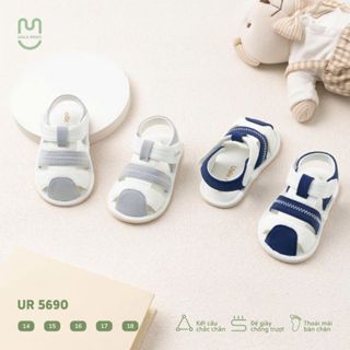 Dép cho bé trai bé gái tập đi Ualarogo sandal đế cao su chống trượt xăng đan quai dán điều chỉnh 5690