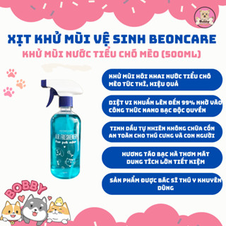  Xịt khử mùi nước tiểu khử mùi chậu cát chó mèo Beoncare giúp khử tận gốc mùi hôi khai 
