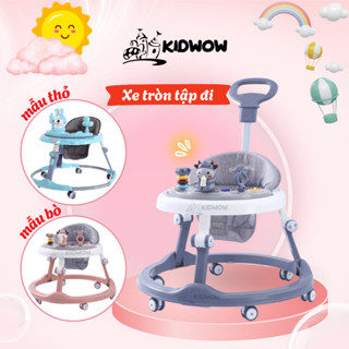 Xe Tròn Tập Đi Kết Hợp Bàn Ăn Dặm 2in1 Đa Năng Có Nhạc Cho Bé (Thú Đồ Chơi Ngẫu Nhiên)
