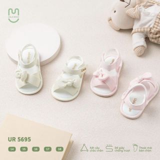 Dép cho bé tập đi Ualarogo sandal đế cao su chống trượt xăng đan quai dán điều chỉnh 5695