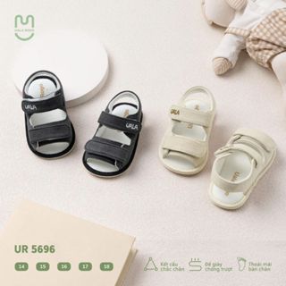 Dép cho bé tập đi Ualarogo sandal đế cao su chống trượt xăng đan quai dán điều chỉnh 5696