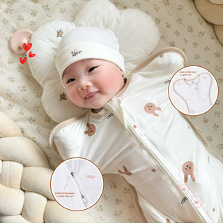  Nhộng Kén Ngủ Unbee Chất Rayon Mềm Mại Co Giãn 4 Chiều - Unbee Nhộng Chũn Ngủ Cho bé 
