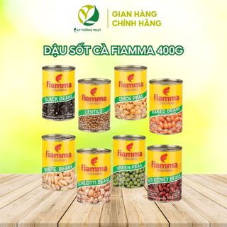Đậu sốt cà, đậu trắng, đậu đỏ, đậu chick... fiamma 400g