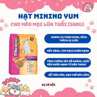 [ Túi 350g] Hạt Cho Mèo Minino Yum 🐱  – Dinh Dưỡng Cho Mọi Lứa Tuổi  🌿