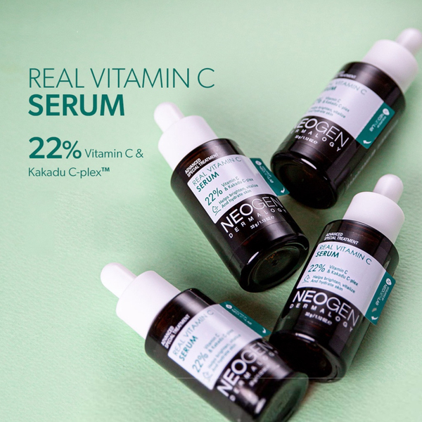 Serum/ Kem dưỡng sáng da, kiềm dầu Neogen Real Vita C 22%