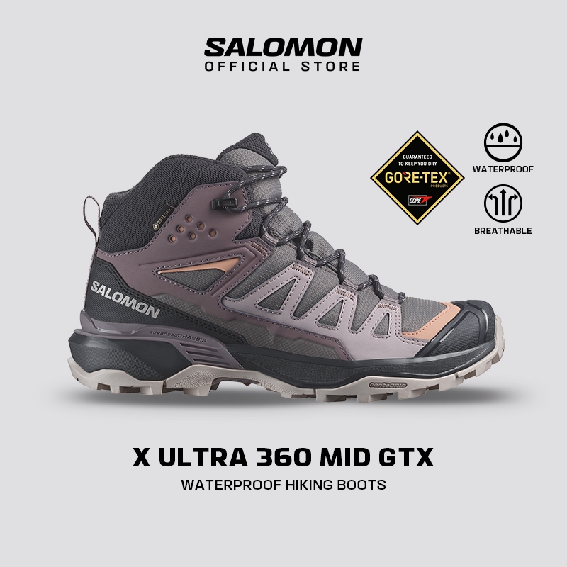 Salomon Shoes X Ultra 360 Mid Gore-Tex Giày Hiking Nữ L47448700