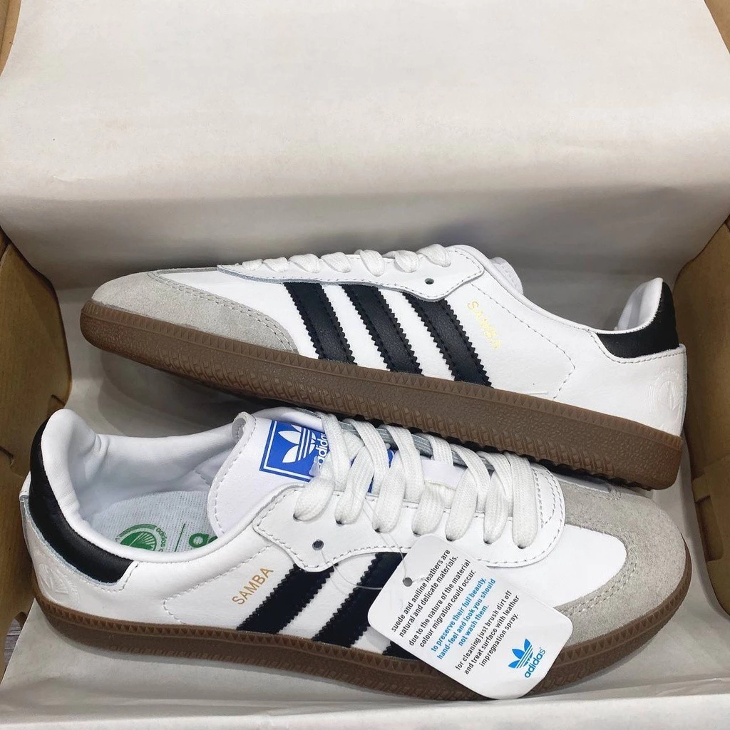 Giày Thể Thao Adidas Samba White Black, Giày Samba đủ size Nam nữ tặng Full Bill Box | BigBuy360 - bigbuy360.vn