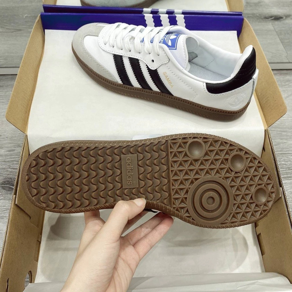 Giày Thể Thao Adidas Samba White Black, Giày Samba đủ size Nam nữ tặng Full Bill Box | BigBuy360 - bigbuy360.vn