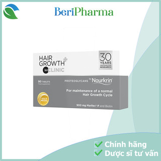 ✅ CHÍNH HÃNG  Nourkrin Viên Uống Hỗ Trợ Kích Thích Mọc Tóc,Ngăn Ngừa Tình Trạng Rụng Tóc Hair Growth+ inCLINIC - 90 Viên 