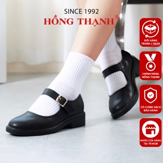  Giày Mary Jane Giày Búp Bê Nữ HỒNG THẠNH Da Bóng Mũi Tròn Hot Trend - 6835 